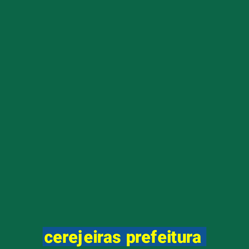 cerejeiras prefeitura